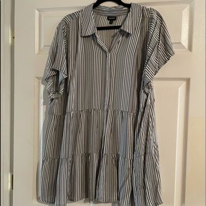 Striped Baby Doll Top